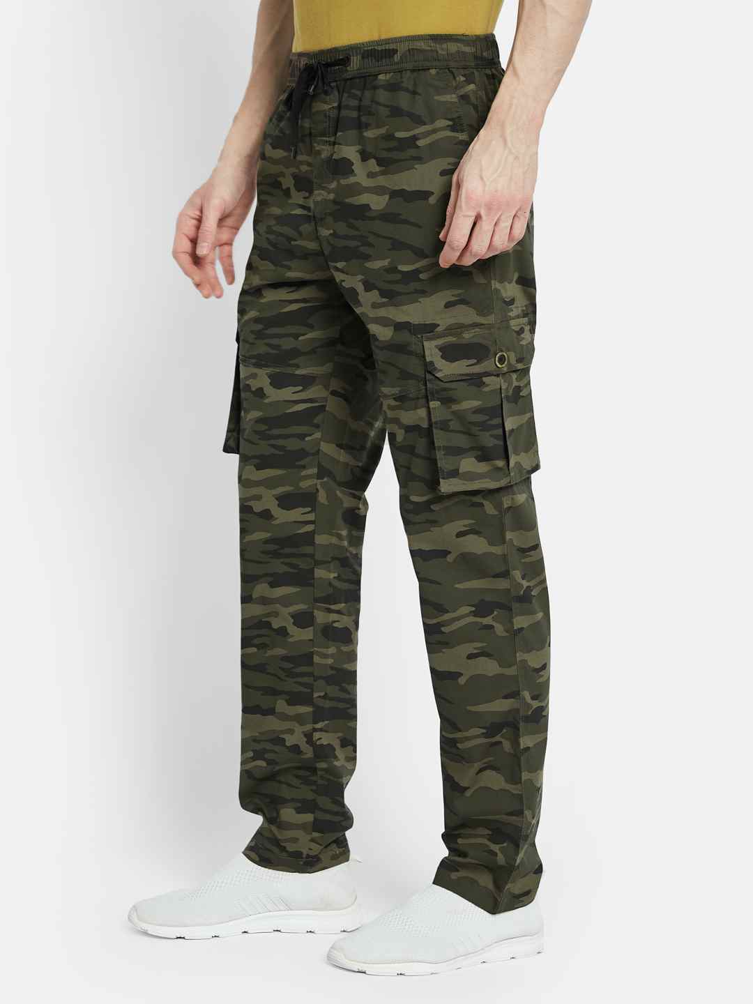 Octave Men Printed Cotton Track Pant
