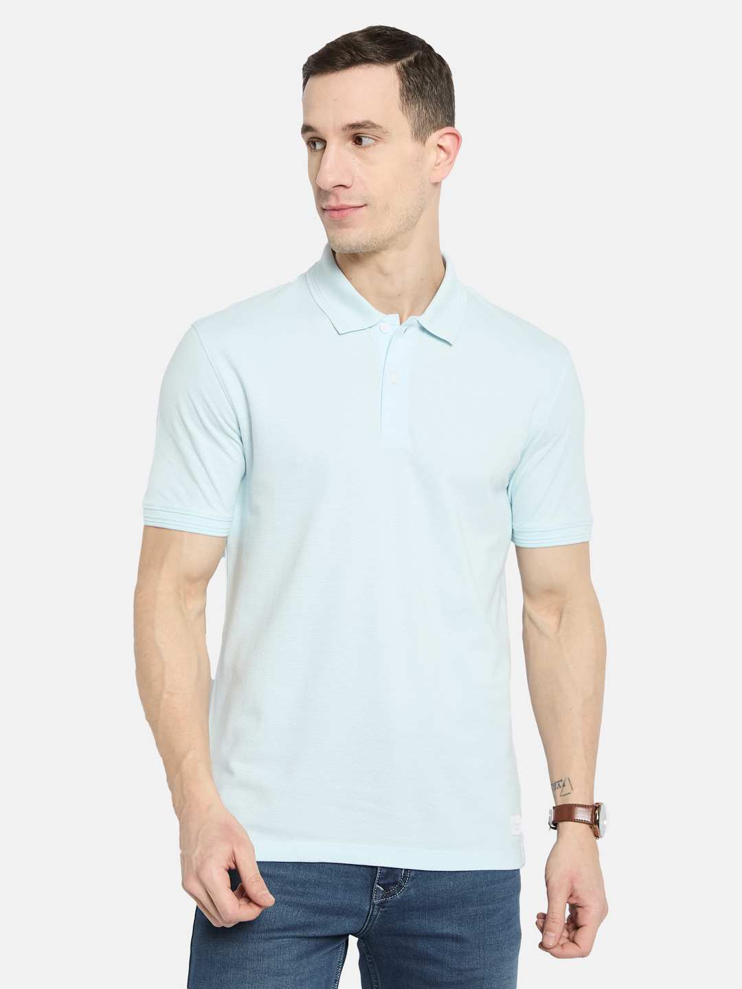 Octave Men Polo Collar T-shirt