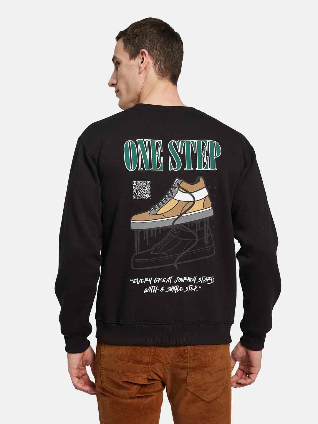 Octave Men Printed Sweatshirt