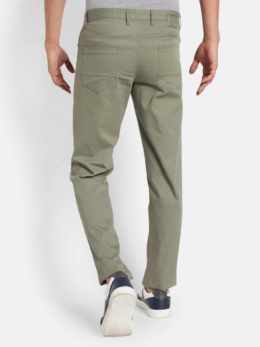 Octave Men Regular Fit Cotton Chinos