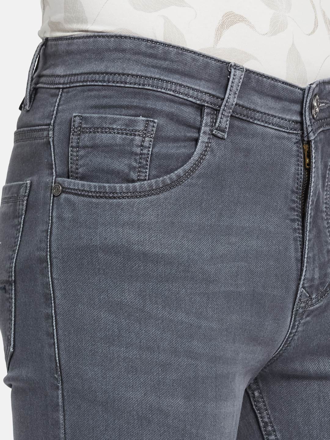 Octave Men Slim Fit Light Fade Stretchable Jeans