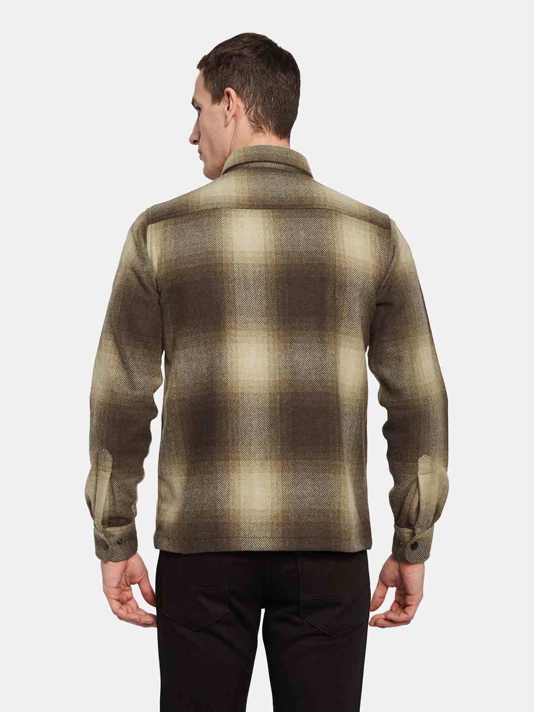 METTLE Men Opaque Colourblocked Casual Shirt