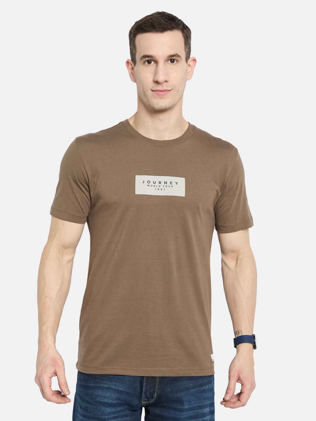 Octave Men Printed T-shirt