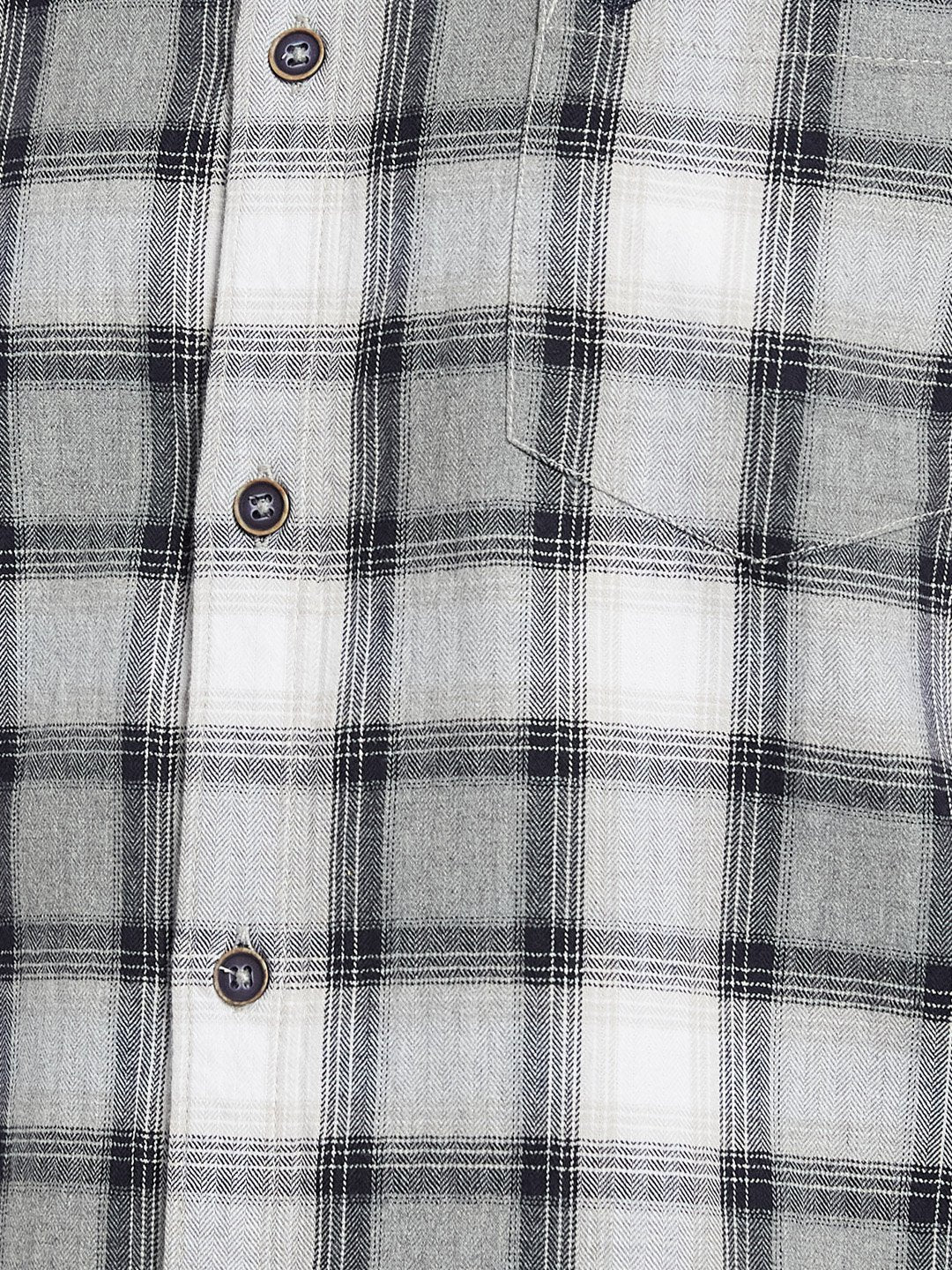 METTLE Men Opaque Checked Casual Shirt