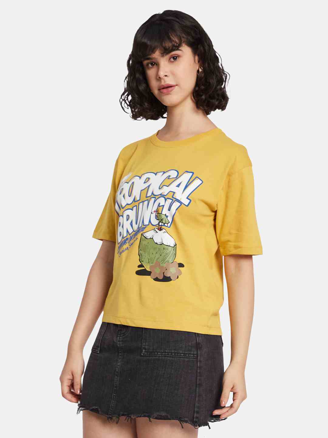 METTLE Women Printed T-shirt