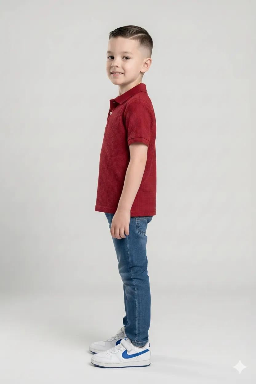 Boys Polo Collar T-shirt