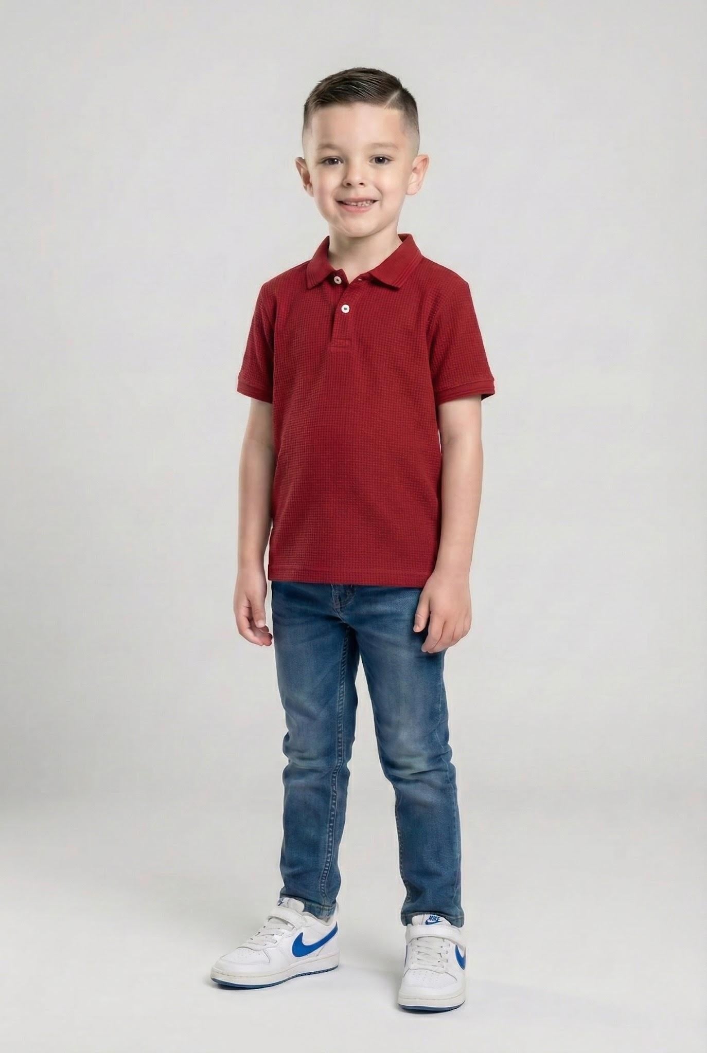 Boys Polo Collar T-shirt