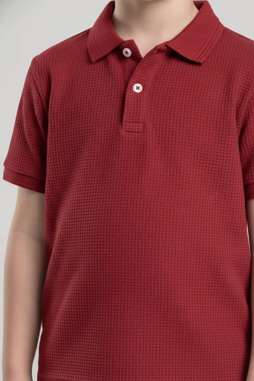 Boys Polo Collar T-shirt