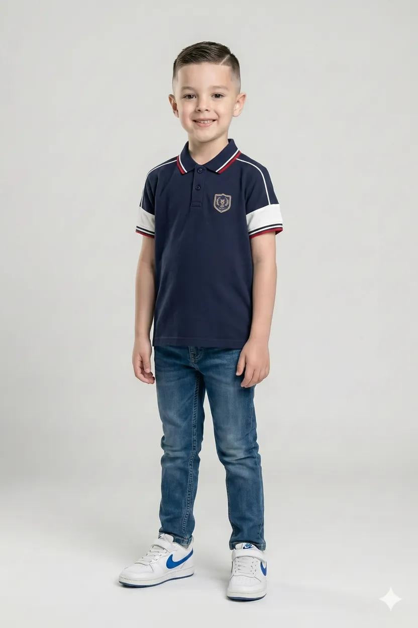 Boys Polo Collar T-shirt