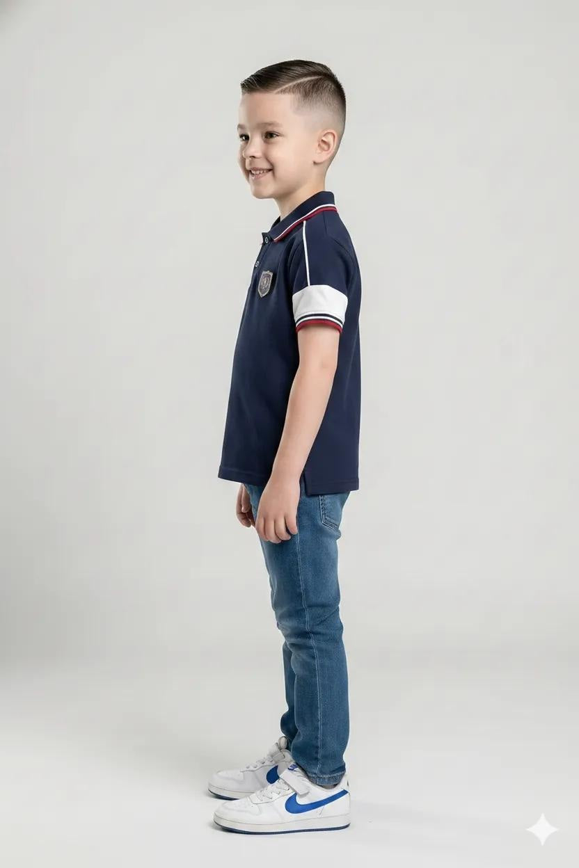 Boys Polo Collar T-shirt