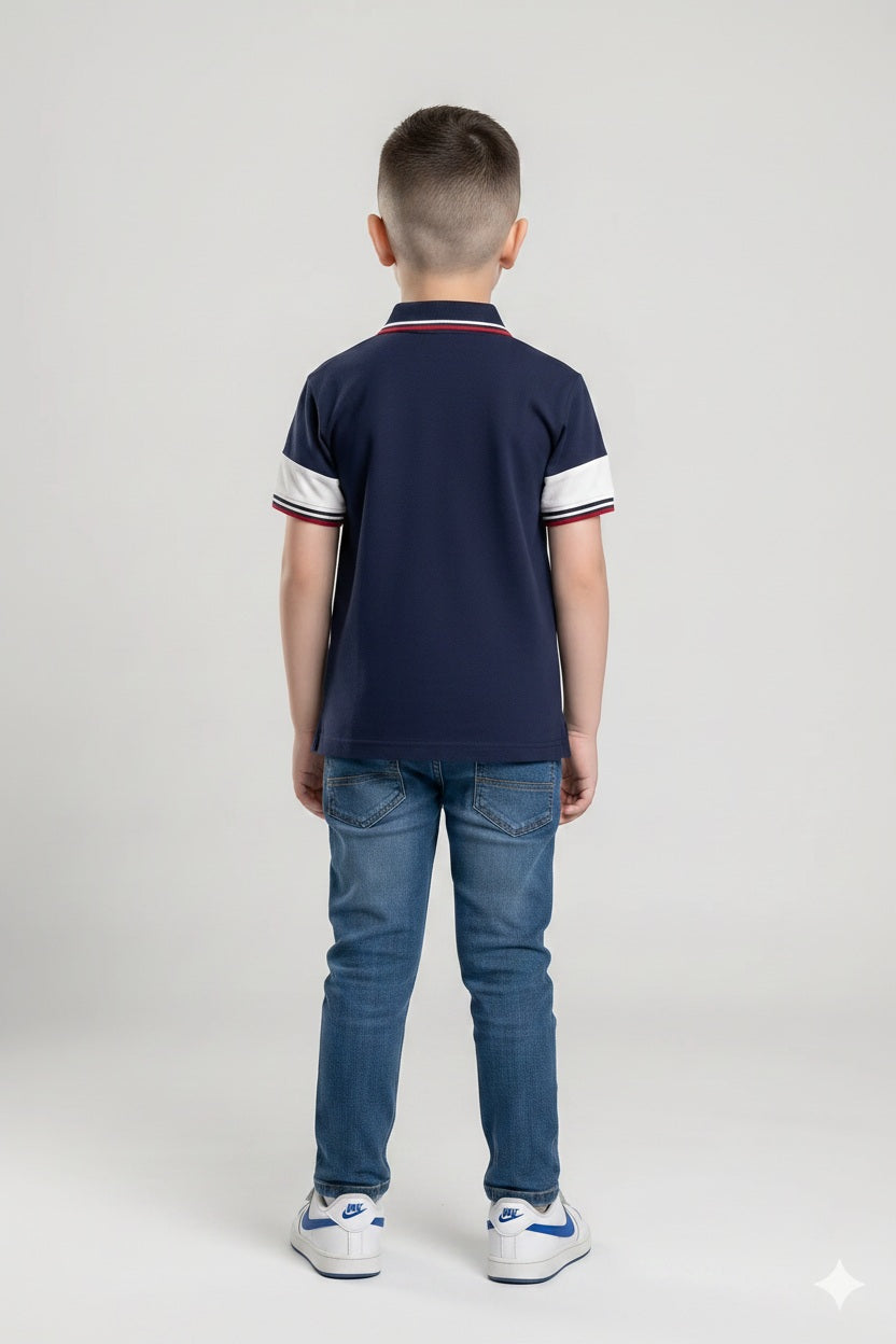 Boys Polo Collar T-shirt