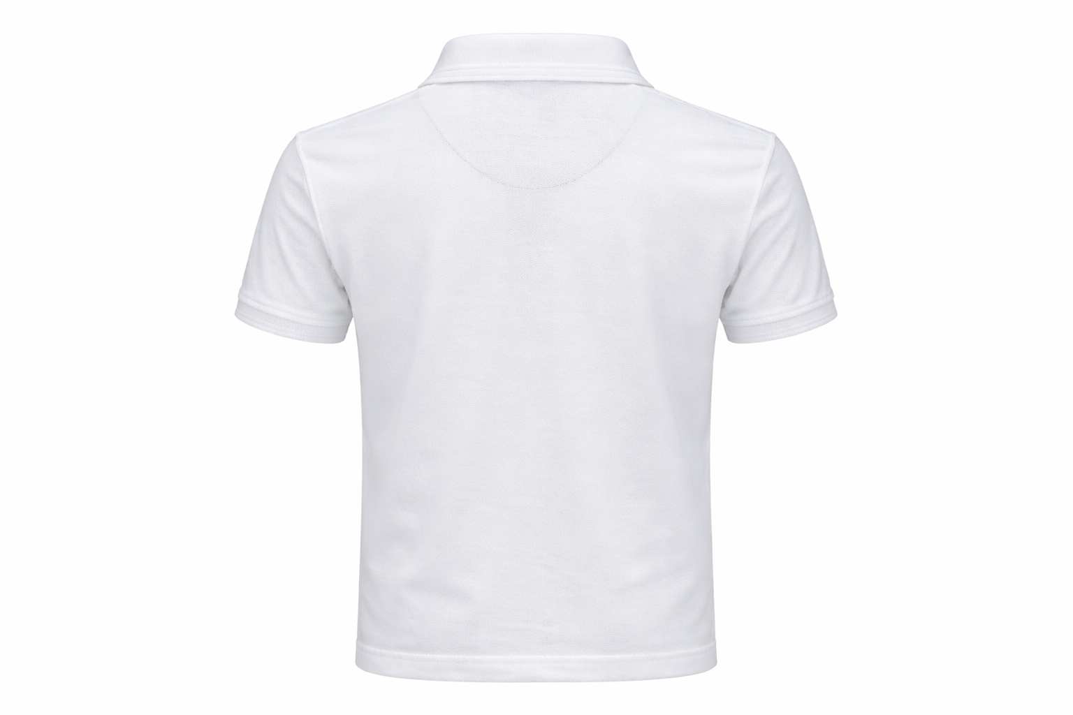 Boys Printed Polo Collar Monochrome T-shirt