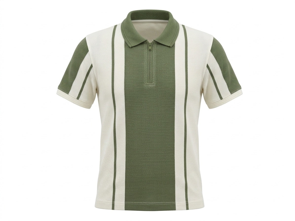 Boy ColourBlocked Polo Neck T-Shirt