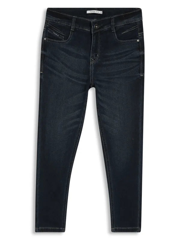 Octave Boys Blue Light Fade Mid-Rise Cotton Jeans