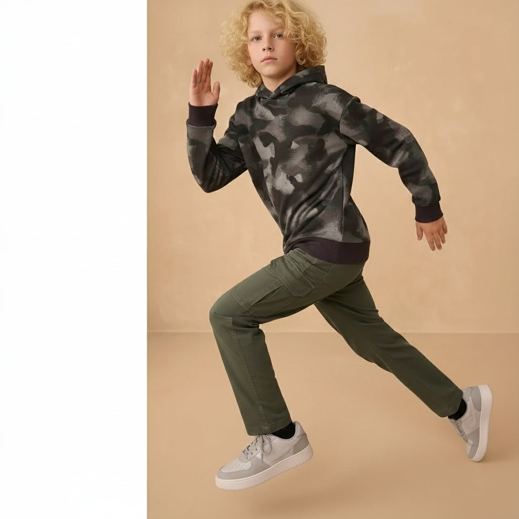Boy Solid TrackPants