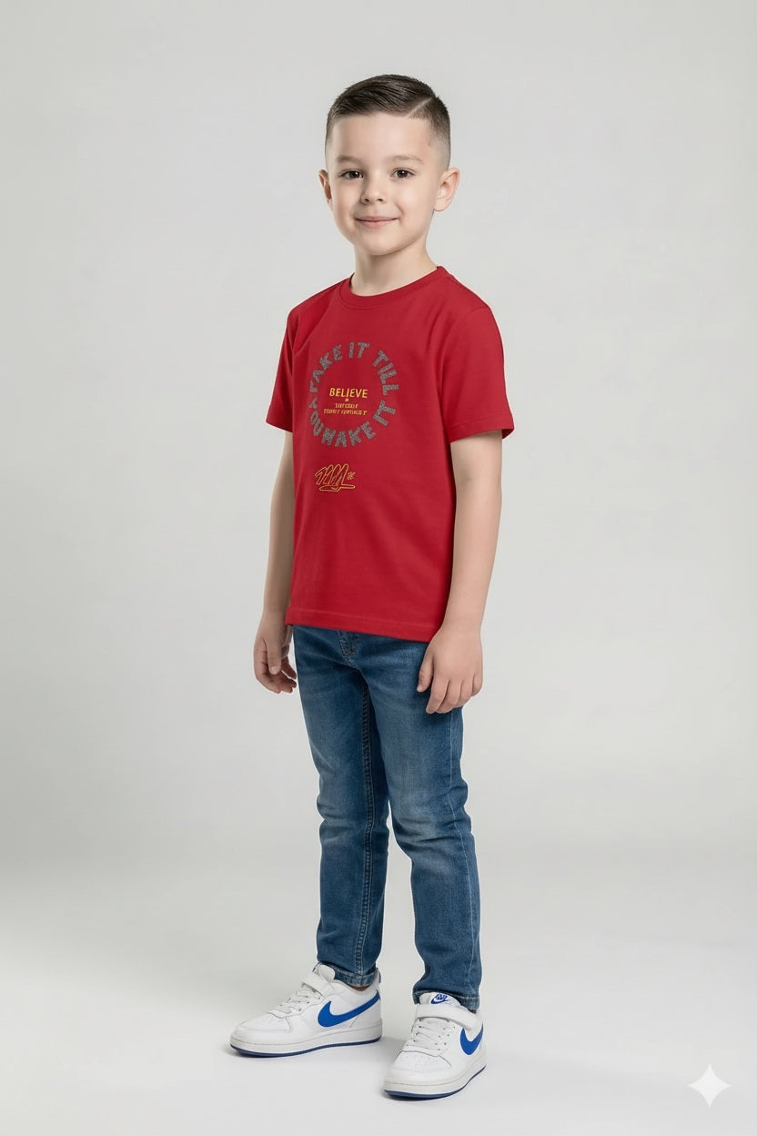 Octave Boys Printed T-shirt