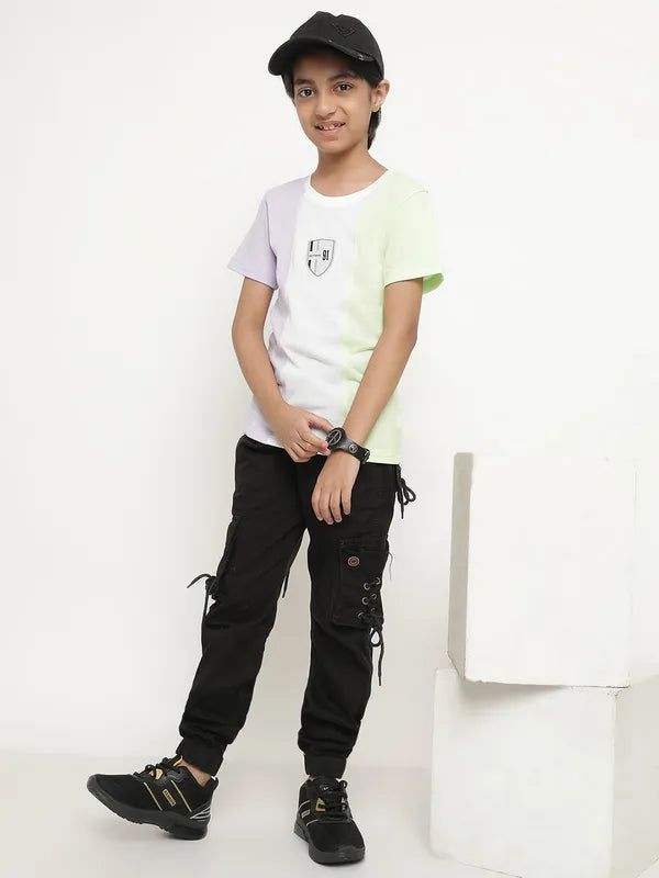 Octave Boys Colourblocked Casual T-Shirt