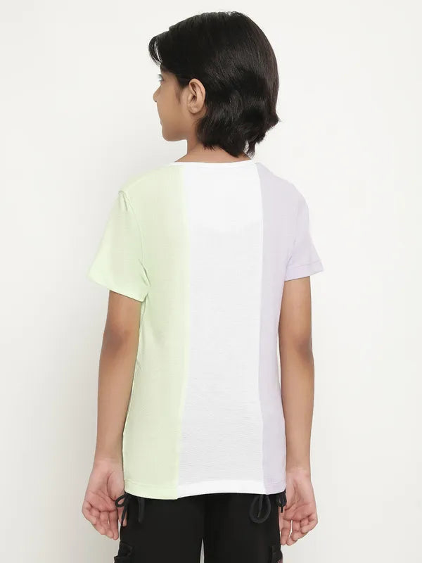Octave Boys Colourblocked Casual T-Shirt
