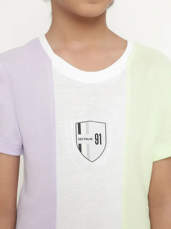 Octave Boys Colourblocked Casual T-Shirt