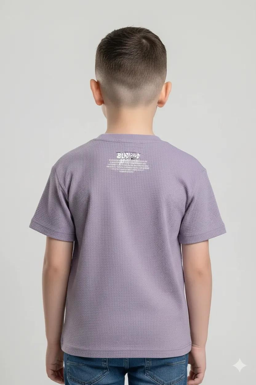 Octave Boys Typography Printed Cotton Tshirt