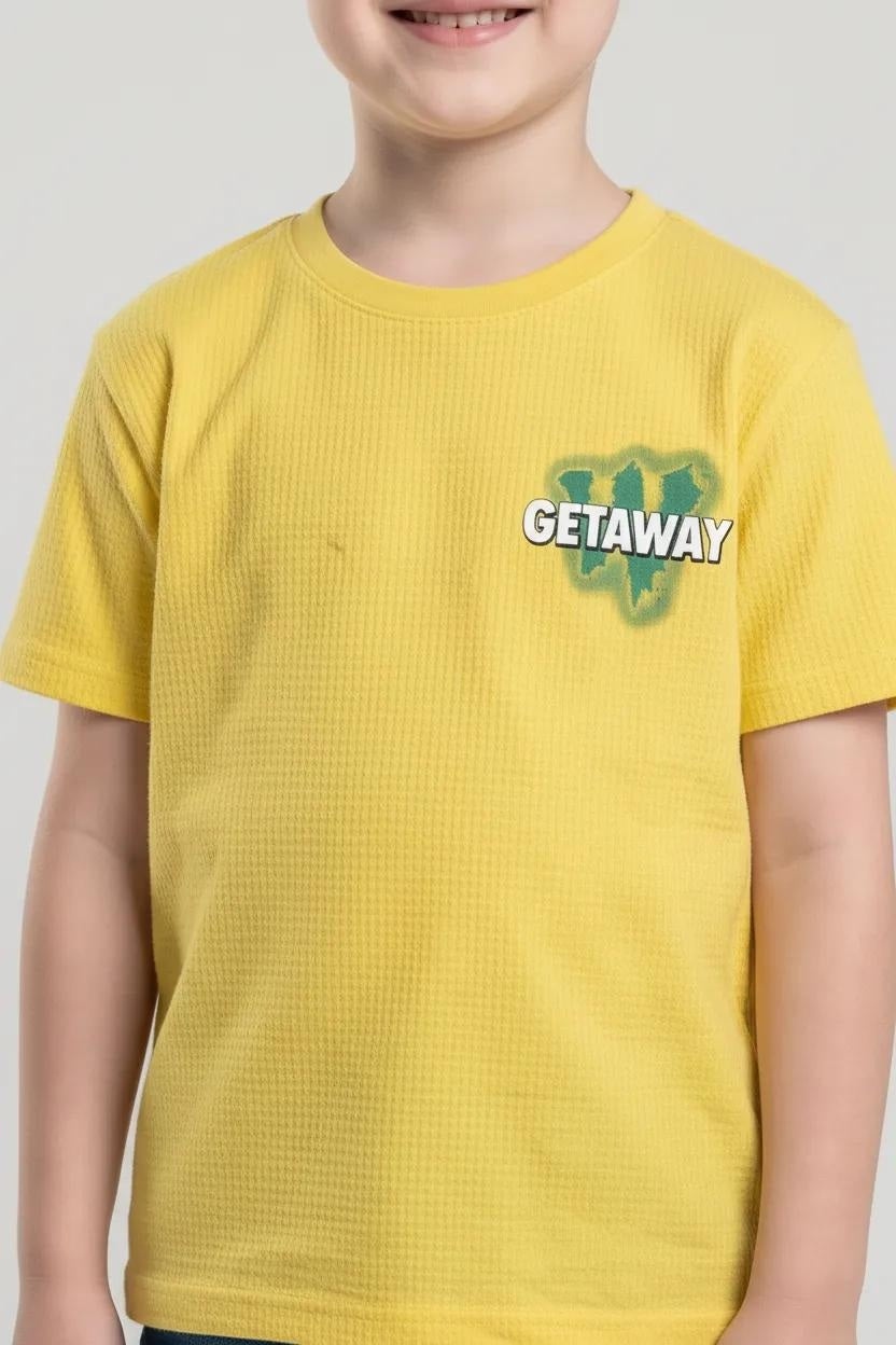 Boy Round Neck T-Shirt