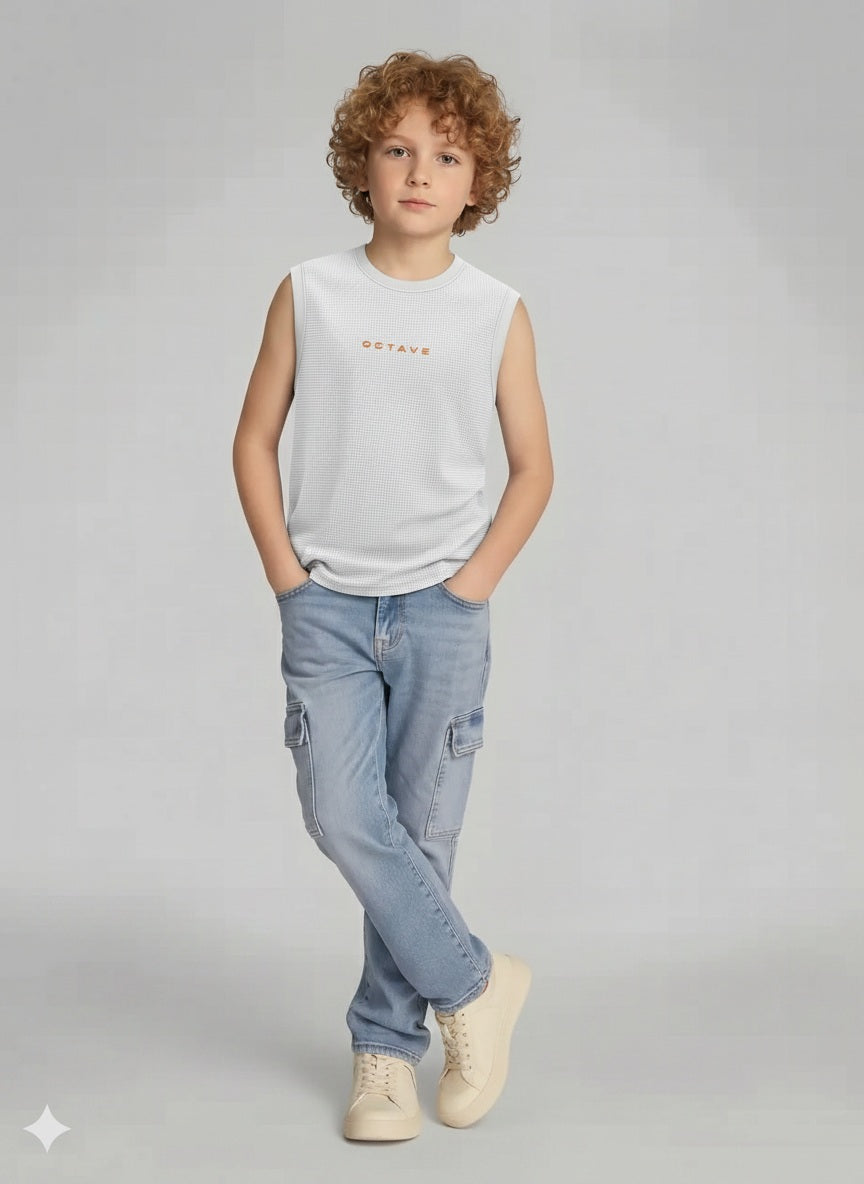 Boy Round Neck T-Shirt