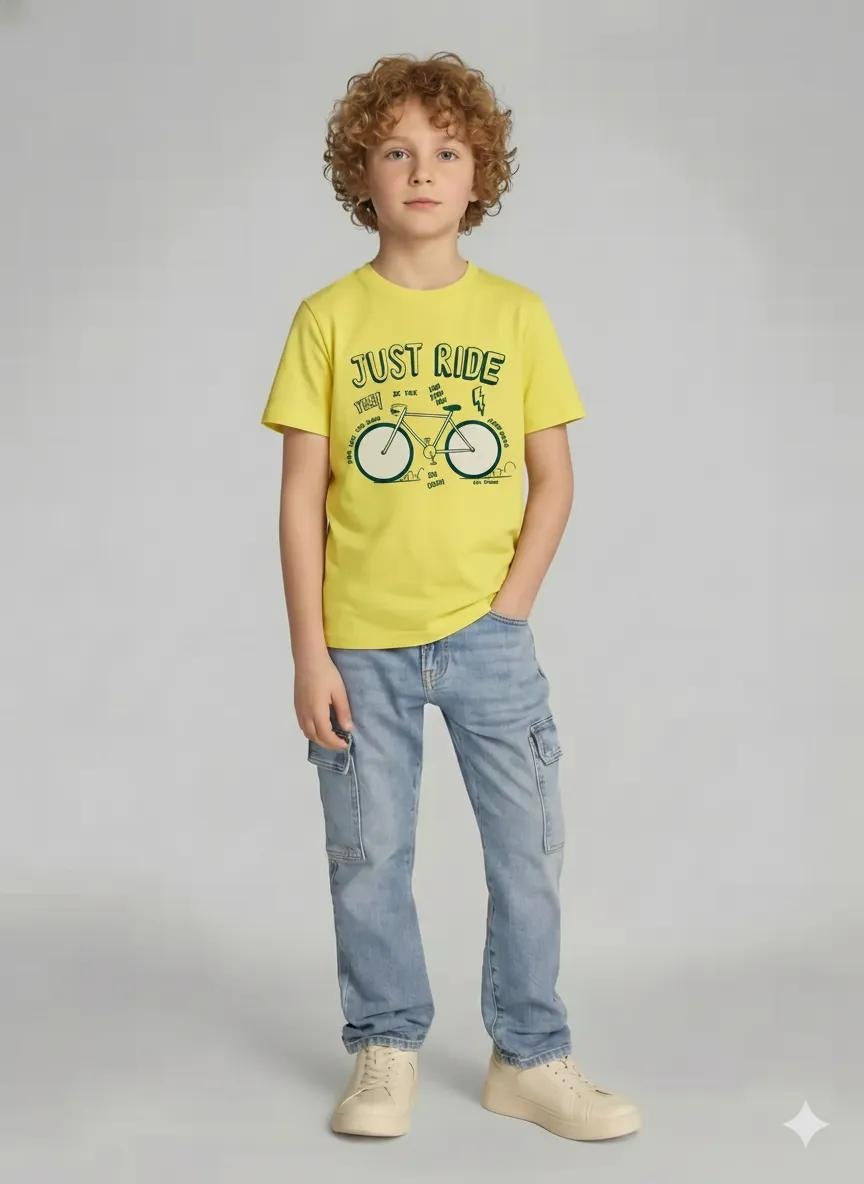 Boy Round Neck T-Shirt