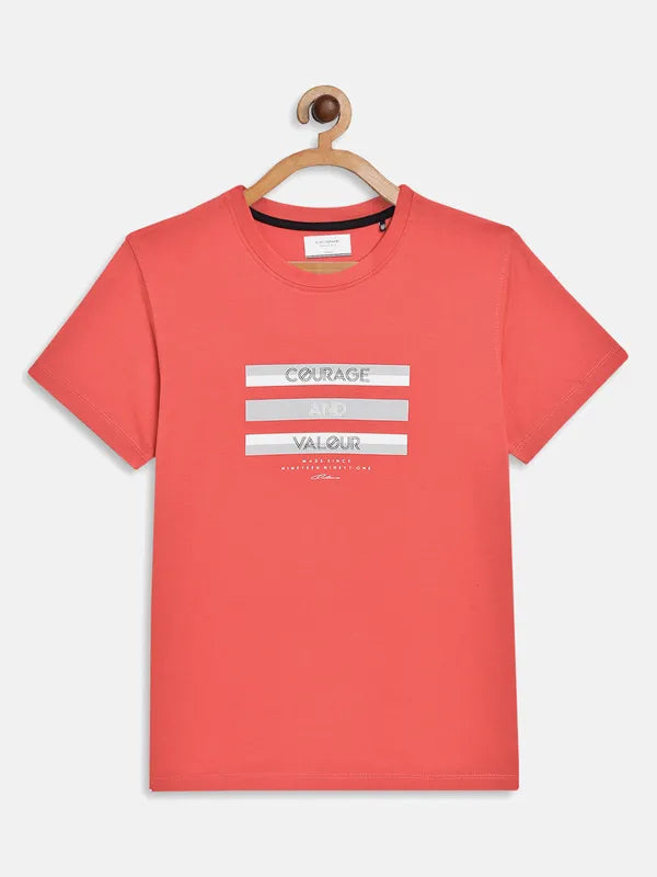 Octave Boys Coral Printed T-Shirt