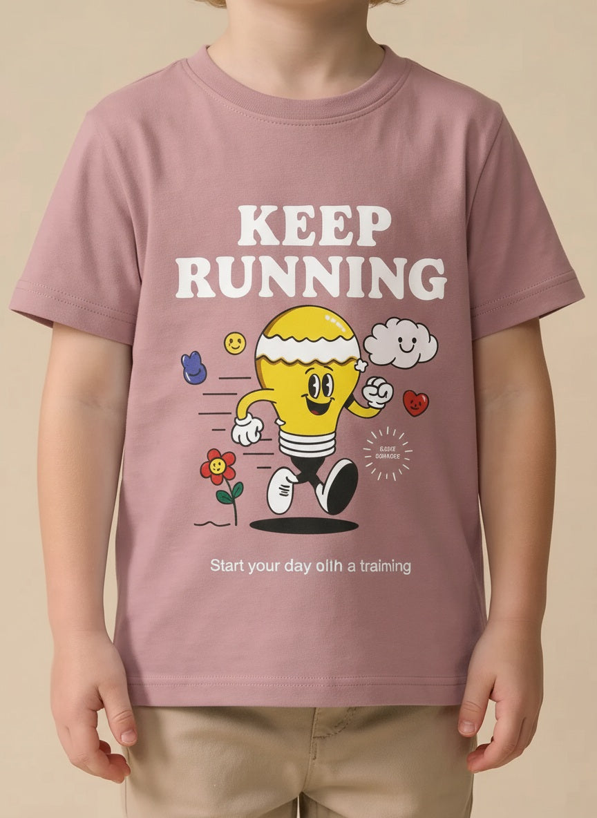 Boy Round Neck T-Shirt