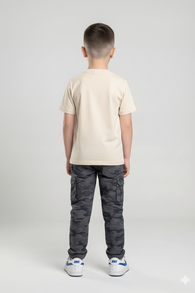 Octave Boys Regular Fit Camouflage Track Pants