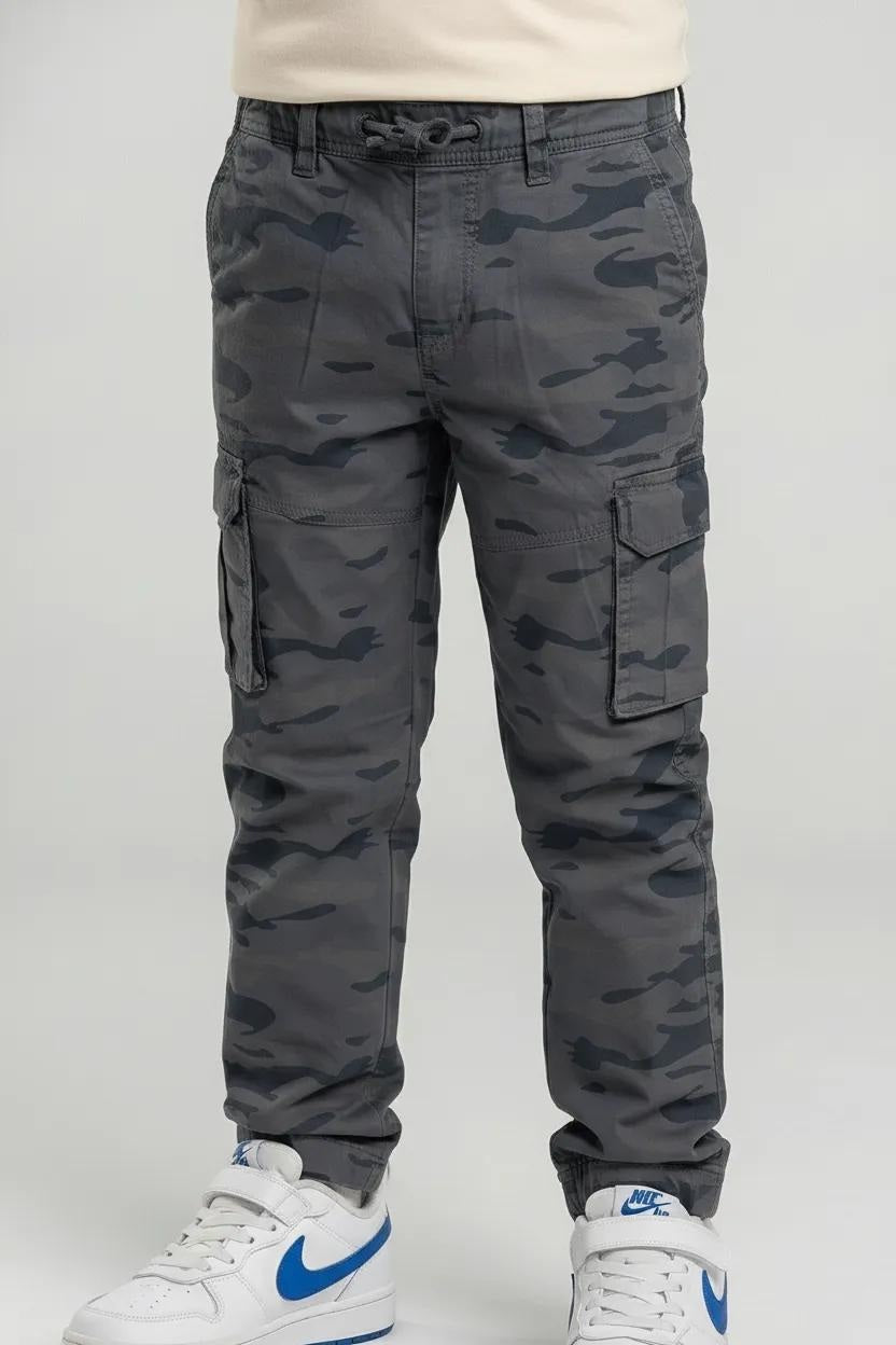 Octave Boys Regular Fit Camouflage Track Pants