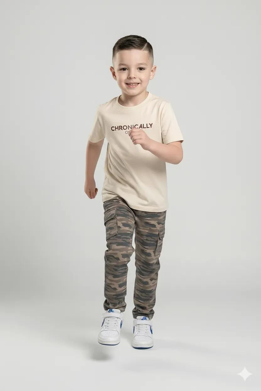 Octave Boys Regular Fit Camouflage Track Pants