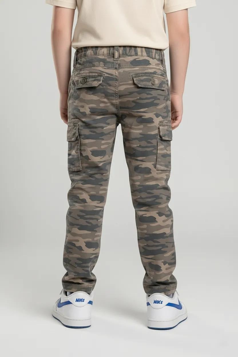Octave Boys Regular Fit Camouflage Track Pants