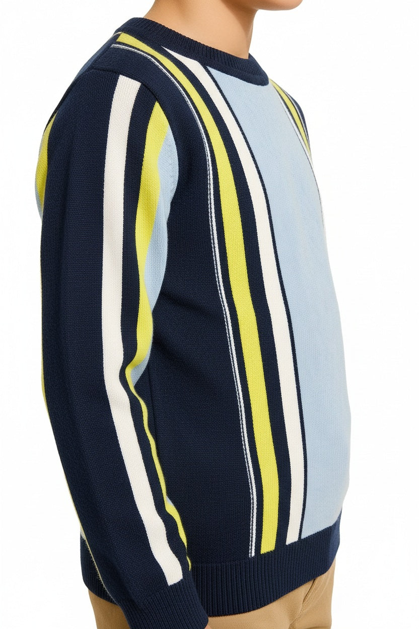 Boys Striped Pullover