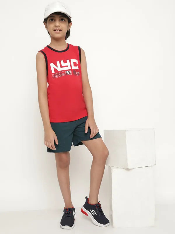 Octave Boys Mid-Rise Cotton Shorts