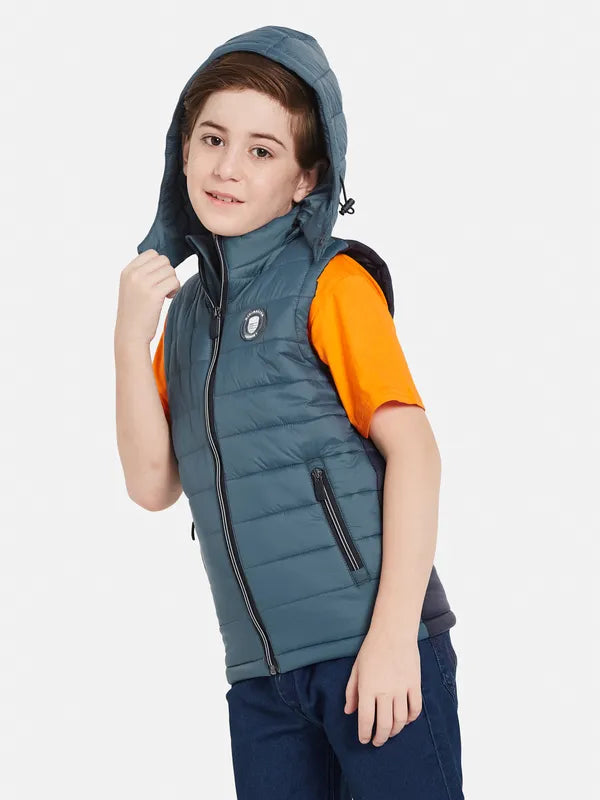 Octave Boys Hooded Quilted Jacket