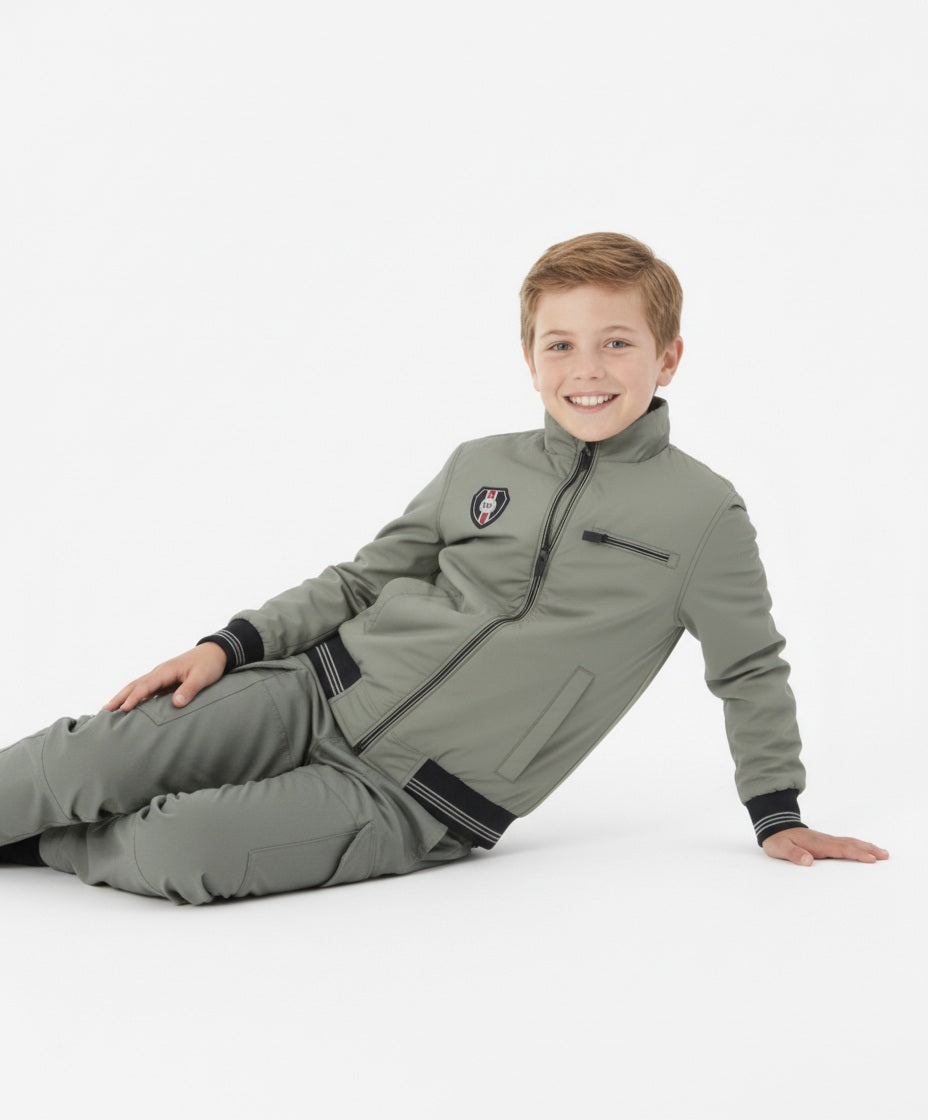 Boys Brand Logo Lightweight Bomber Jacket