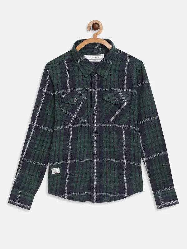 Boys Tartan Checked Casual Shirt