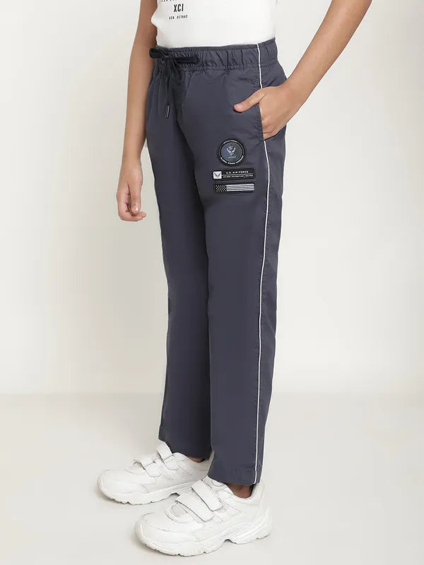 Octave Boys Mid-Rise Cotton Track Pants