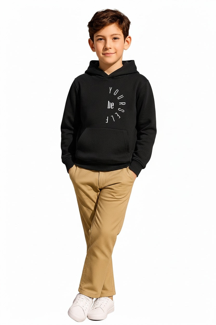 Boys Printed Hooded Sweatshirt