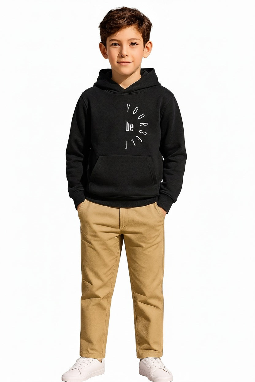 Boys Printed Hooded Sweatshirt