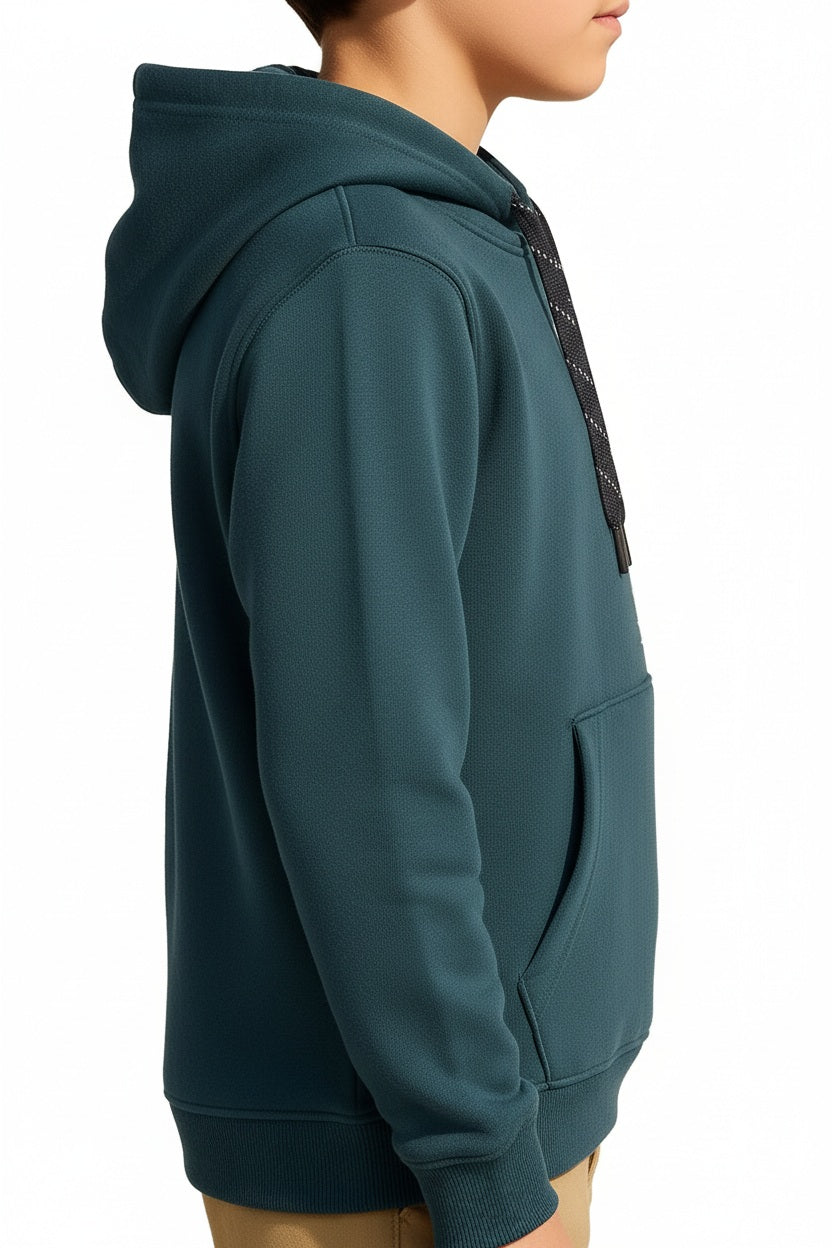 Boys Printed Hooded Sweatshirt