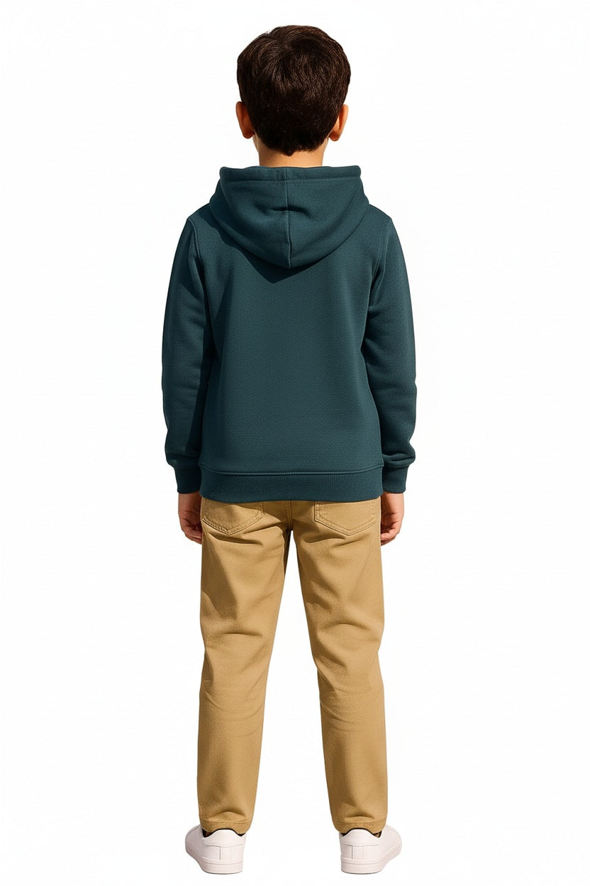 Boys Printed Hooded Sweatshirt