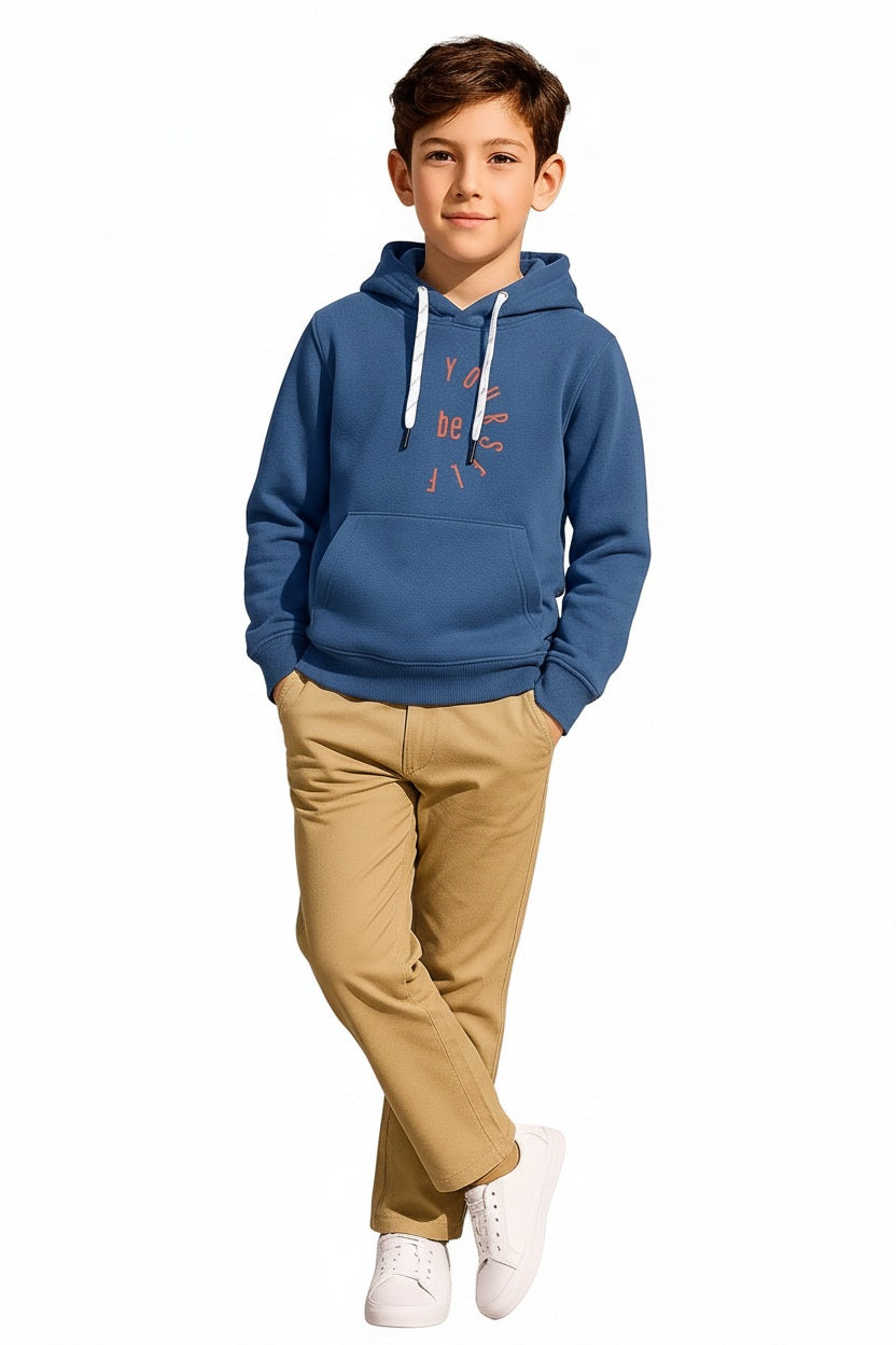 Boys Printed Hooded Sweatshirt