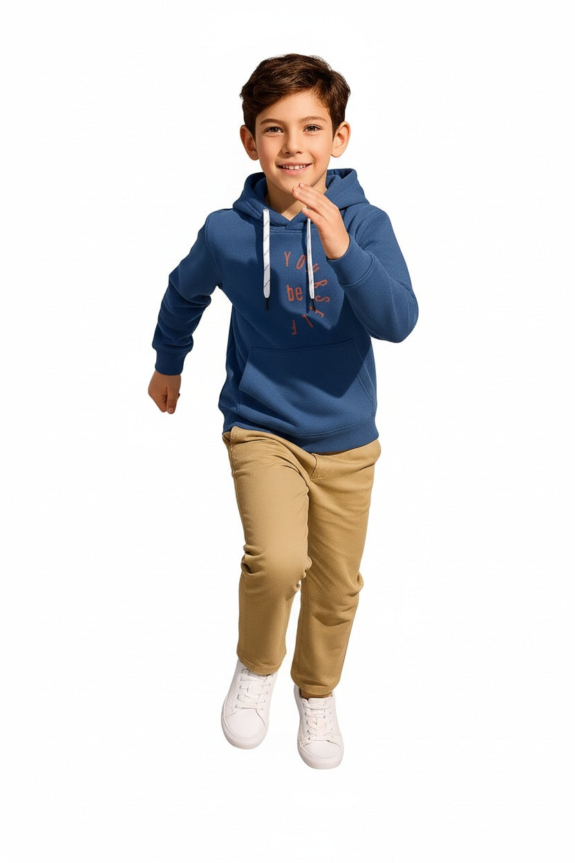 Boys Printed Hooded Sweatshirt