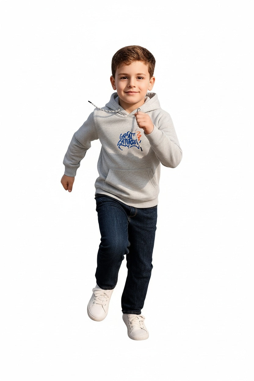 Boys Printed Hooded Sweatshirt