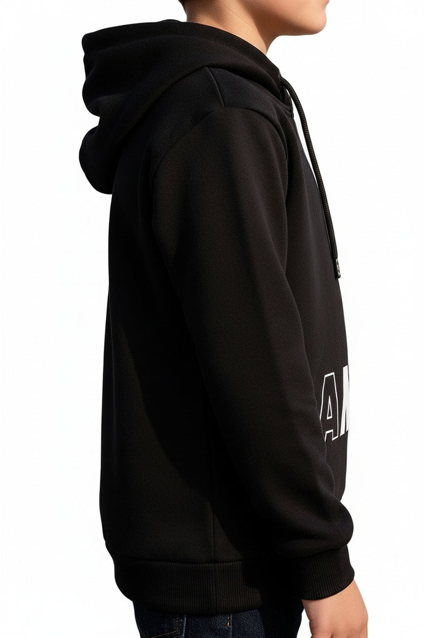 Boys Printed Hooded Sweatshirt