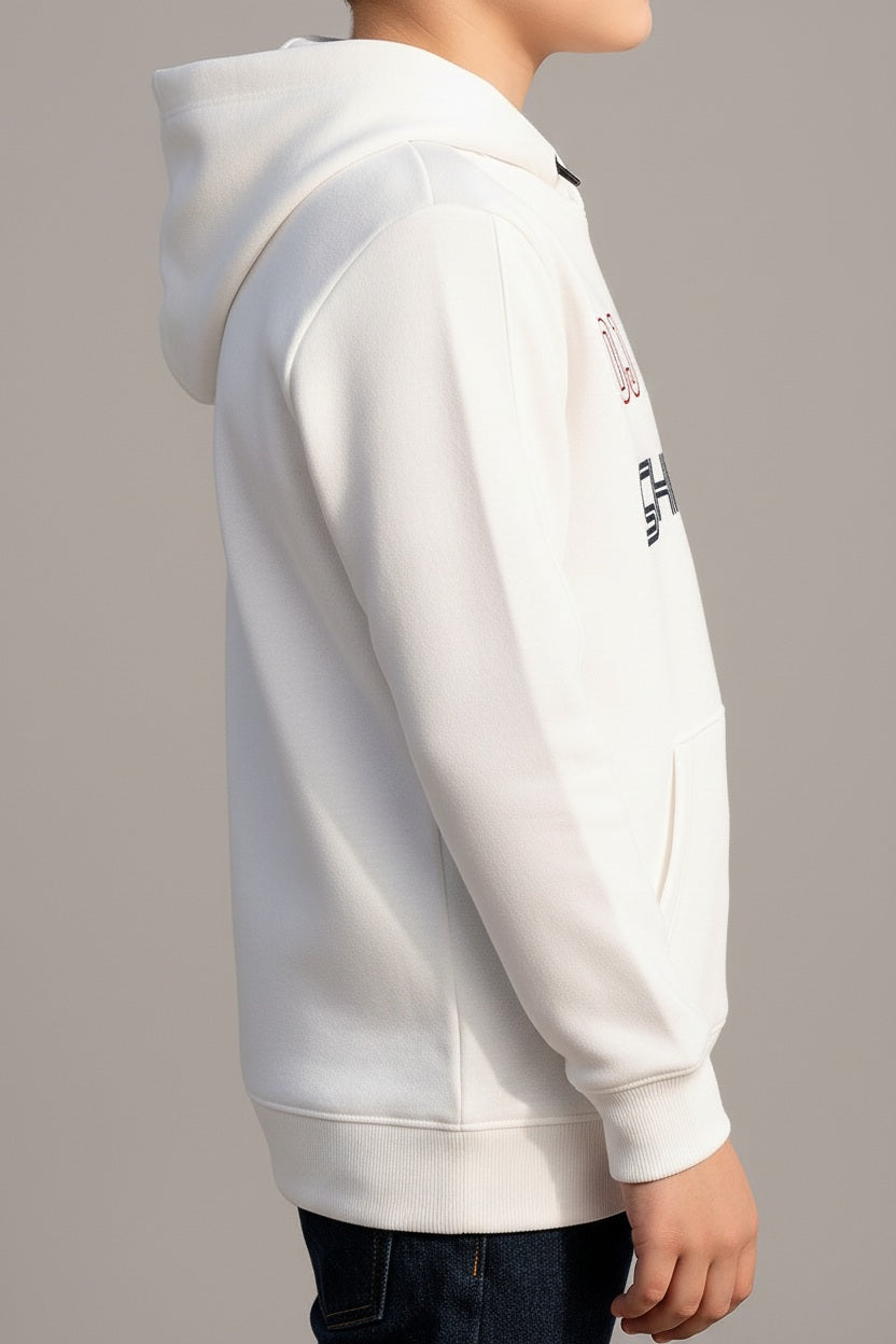 Boys Printed Hooded Sweatshirt