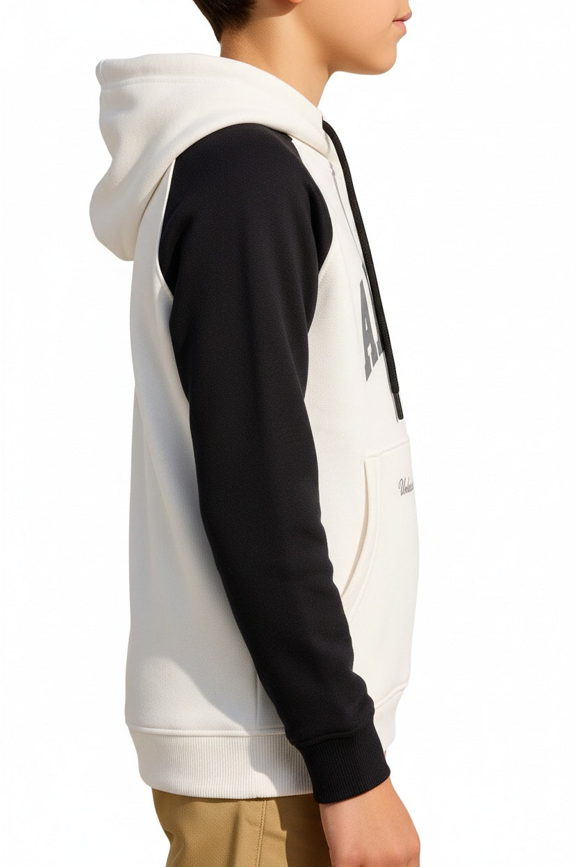 Boys Printed Hooded Sweatshirt