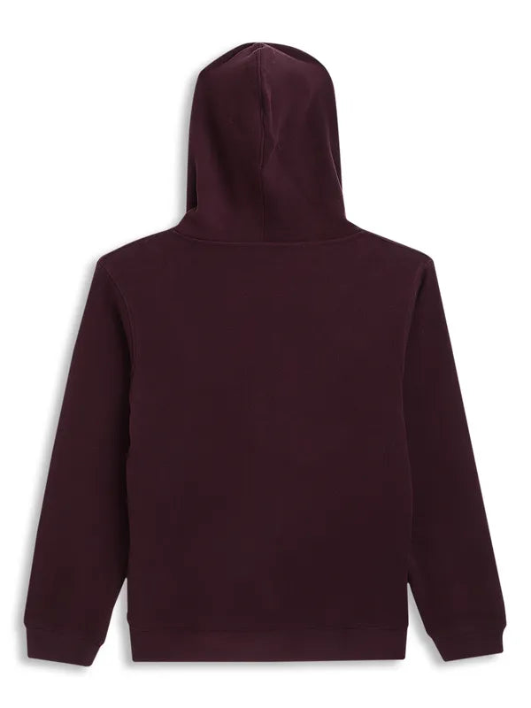 Octave Boys Maroon Hooded Sweatshirt